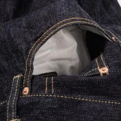 16oz Slubby Selvedge Denim Super Slim Cut Jeans - Indigo 27 16oz Slubby Selvedge Denim Super Slim Cut Jeans - Indigo -Denim Clothing-Iron Heart International ih 555s slb 11