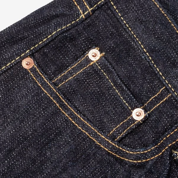 16oz Slubby Selvedge Denim Super Slim Cut Jeans - Indigo 11 16oz Slubby Selvedge Denim Super Slim Cut Jeans - Indigo - Image 9