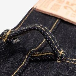 25oz Selvedge Denim Straight Cut Jeans - Indigo 27 25oz Selvedge Denim Straight Cut Jeans - Indigo -Denim Clothing-Iron Heart International ih 634 xhs 11
