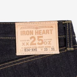 25oz Selvedge Denim Straight Cut Jeans - Indigo 23 25oz Selvedge Denim Straight Cut Jeans - Indigo -Denim Clothing-Iron Heart International ih 634 xhs 7