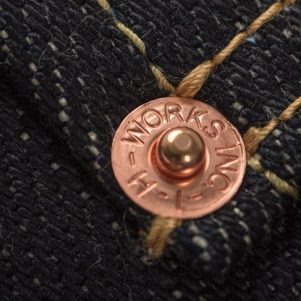 25oz Selvedge Denim Straight Cut Jeans - Indigo 11 25oz Selvedge Denim Straight Cut Jeans - Indigo - Image 9