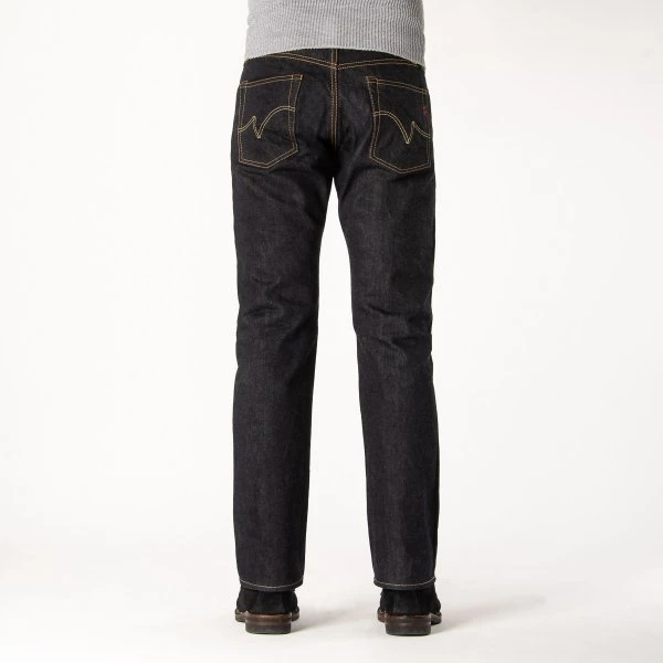 14oz Selvedge Denim Straight Cut Jeans - Indigo 4 14oz Selvedge Denim Straight Cut Jeans - Indigo - Image 2