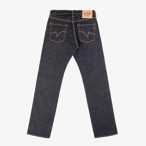 14oz Selvedge Denim Straight Cut Jeans - Indigo 6 14oz Selvedge Denim Straight Cut Jeans - Indigo - Image 4