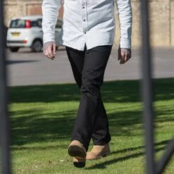 14oz Selvedge Denim Straight Cut Jeans - Black/Black 19 14oz Selvedge Denim Straight Cut Jeans - Black/Black -Denim Clothing-Iron Heart International ih 634s 142bb 2