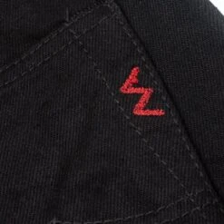 14oz Selvedge Denim Straight Cut Jeans - Black/Black 26 14oz Selvedge Denim Straight Cut Jeans - Black/Black -Denim Clothing-Iron Heart International ih 634s 142bb 9