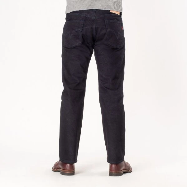 14oz Selvedge Denim Straight Cut Jeans - Indigo/Black 4 14oz Selvedge Denim Straight Cut Jeans - Indigo/Black - Image 2