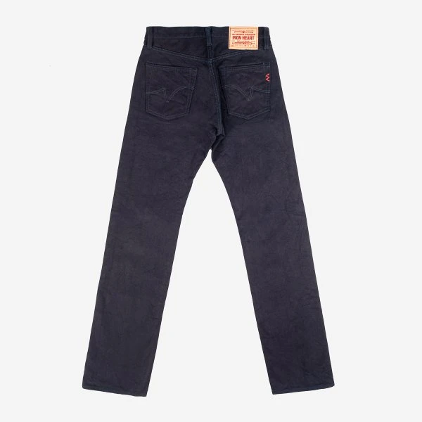 14oz Selvedge Denim Straight Cut Jeans - Indigo/Black 6 14oz Selvedge Denim Straight Cut Jeans - Indigo/Black - Image 4