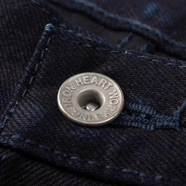 14oz Selvedge Denim Straight Cut Jeans - Indigo/Black 11 14oz Selvedge Denim Straight Cut Jeans - Indigo/Black - Image 9