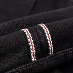 21oz Selvedge Denim Straight Cut Jeans - Superblack (Fades To Grey) -Denim Clothing-Iron Heart International ih 634s sbg 10