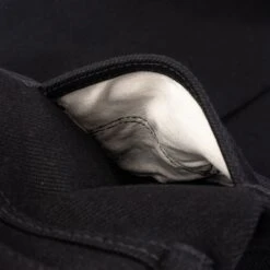 21oz Selvedge Denim Straight Cut Jeans - Superblack (Fades To Grey) -Denim Clothing-Iron Heart International ih 634s sbg 11