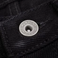 21oz Selvedge Denim Straight Cut Jeans - Superblack (Fades To Grey) -Denim Clothing-Iron Heart International ih 634s sbg 7