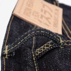 16oz Slubby Selvedge Denim Straight Cut Jeans - Indigo -Denim Clothing-Iron Heart International ih 634s slb 11