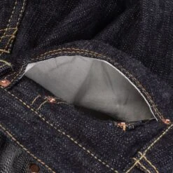 16oz Slubby Selvedge Denim Straight Cut Jeans - Indigo -Denim Clothing-Iron Heart International ih 634s slb 12