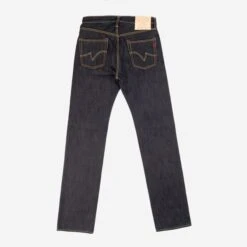 25oz Selvedge Denim Slim Straight Cut Jeans - Indigo -Denim Clothing-Iron Heart International ih 666 xhs 3