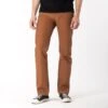 17oz Duck Slim Straight Cut Jeans - Brown