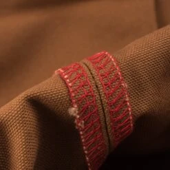 17oz Duck Slim Straight Cut Jeans - Brown 33 17oz Duck Slim Straight Cut Jeans - Brown -Denim Clothing-Iron Heart International ih 666d 15