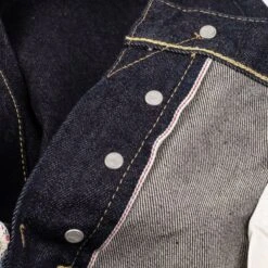 14oz Selvedge Denim Slim Straight Cut Jeans - Indigo -Denim Clothing-Iron Heart International ih 666s 142 10