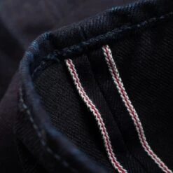 14oz Selvedge Denim Slim Straight Cut Jeans - Indigo/Black -Denim Clothing-Iron Heart International ih 666s 142ib 10