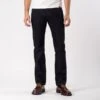 14oz Selvedge Denim Slim Straight Cut Jeans - Indigo Overdyed Black