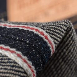 18oz Vintage Selvedge Denim Slim Straight Cut Jeans - Indigo -Denim Clothing-Iron Heart International ih 666s 18 11