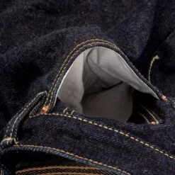 19oz Left Hand Twill Selvedge Denim Slim Straight Cut Jeans - Indigo -Denim Clothing-Iron Heart International ih 666s 19l 12