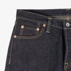 19oz Left Hand Twill Selvedge Denim Slim Straight Cut Jeans - Indigo -Denim Clothing-Iron Heart International ih 666s 19l 4