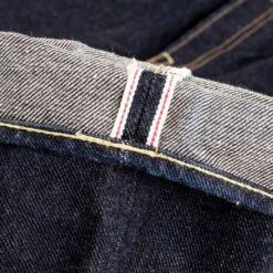19oz Left Hand Twill Selvedge Denim Slim Straight Cut Jeans - Indigo -Denim Clothing-Iron Heart International ih 666s 19l 8
