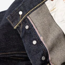 21oz Selvedge Denim Slim Straight Cut Jeans - Indigo 27 21oz Selvedge Denim Slim Straight Cut Jeans - Indigo -Denim Clothing-Iron Heart International ih 666s 21 10