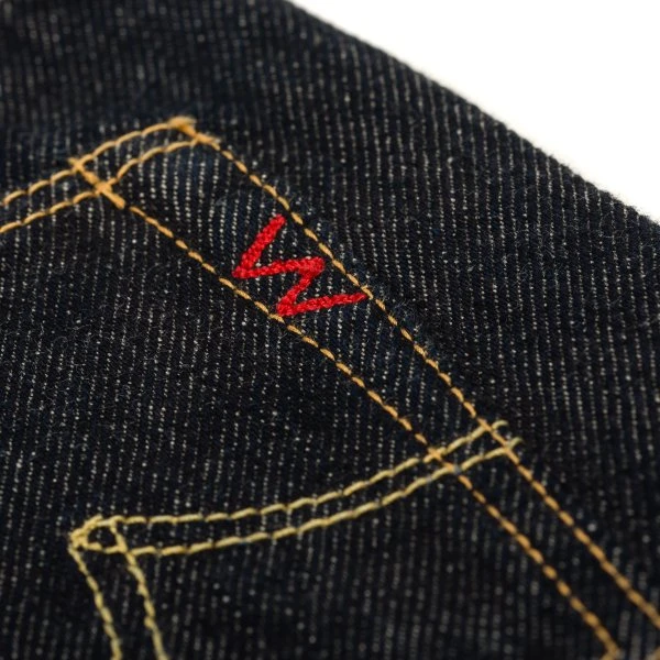 21oz Selvedge Denim Slim Straight Cut Jeans - Indigo 12 21oz Selvedge Denim Slim Straight Cut Jeans - Indigo - Image 10