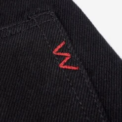 21oz Selvedge Denim Slim Straight Cut Jeans - Superblack (Fades To Grey) -Denim Clothing-Iron Heart International ih 666s sbg 8