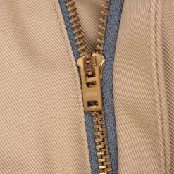 9oz Mercerised Selvedge Cotton Chinos - Khaki -Denim Clothing-Iron Heart International ih 717 kha 6