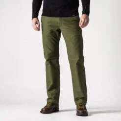 11oz Cotton Whipcord Work Pants - Olive