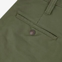 11oz Cotton Whipcord Work Pants - Olive -Denim Clothing-Iron Heart International ih 720 olv 6