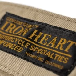 11oz West Point Shorts - Khaki -Denim Clothing-Iron Heart International ih 725 kha 10