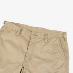 11oz West Point Shorts - Khaki -Denim Clothing-Iron Heart International ih 725 kha 2