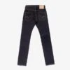 25oz Selvedge Denim Slim Tapered Cut Jeans - Indigo/Black -Denim Clothing-Iron Heart International ih 777 xhsib