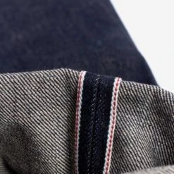 17oz Selvedge Denim Slim Tapered Cut Jeans - Natural Indigo -Denim Clothing-Iron Heart International ih 777n 11