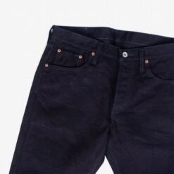 14oz Selvedge Denim Slim Tapered Cut Jeans - Indigo/Black 17 14oz Selvedge Denim Slim Tapered Cut Jeans - Indigo/Black -Denim Clothing-Iron Heart International ih 777s 142ib 3
