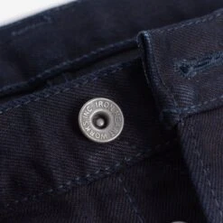 14oz Selvedge Denim Slim Tapered Cut Jeans - Indigo/Black 19 14oz Selvedge Denim Slim Tapered Cut Jeans - Indigo/Black -Denim Clothing-Iron Heart International ih 777s 142ib 5