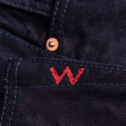 14oz Selvedge Denim Slim Tapered Cut Jeans - Indigo/Black 22 14oz Selvedge Denim Slim Tapered Cut Jeans - Indigo/Black -Denim Clothing-Iron Heart International ih 777s 142ib 8