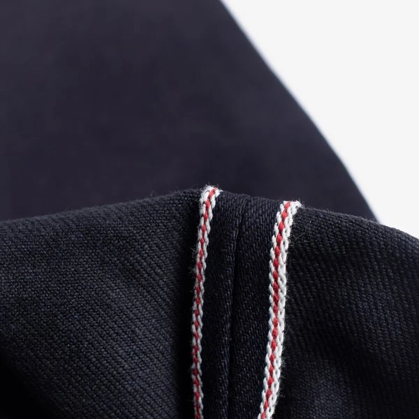 14oz Selvedge Denim Slim Tapered Cut Jeans - Indigo/Black 12 14oz Selvedge Denim Slim Tapered Cut Jeans - Indigo/Black - Image 10