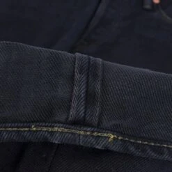 21oz Selvedge Denim Slim Tapered Cut Jeans - Indigo Overdyed Black -Denim Clothing-Iron Heart International ih 777s 21od 7
