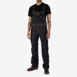21oz Selvedge Denim Double Knee Overalls - Indigo