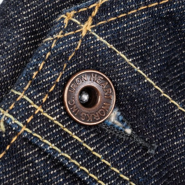 21oz Selvedge Denim Double Knee Overalls - Indigo 9 21oz Selvedge Denim Double Knee Overalls - Indigo - Image 7