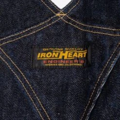 21oz Selvedge Denim Double Knee Overalls - Indigo 27 21oz Selvedge Denim Double Knee Overalls - Indigo -Denim Clothing-Iron Heart International ih 805 9