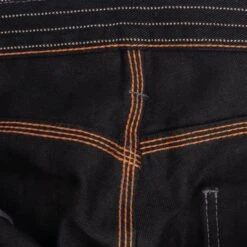12oz Wabash Painter's Pants - Black -Denim Clothing-Iron Heart International ih 814 blk 14