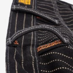 12oz Wabash Painter's Pants - Black -Denim Clothing-Iron Heart International ih 814 blk 16