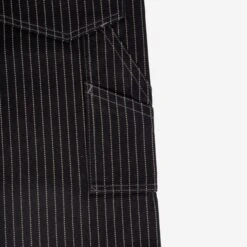 12oz Wabash Painter's Pants - Black -Denim Clothing-Iron Heart International ih 814 blk 6