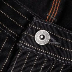 12oz Wabash Painter's Pants - Black -Denim Clothing-Iron Heart International ih 814 blk 8