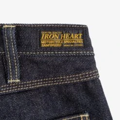 21oz Selvedge Denim Double Knee Engineer Pants - Indigo -Denim Clothing-Iron Heart International ih 822 ind 10